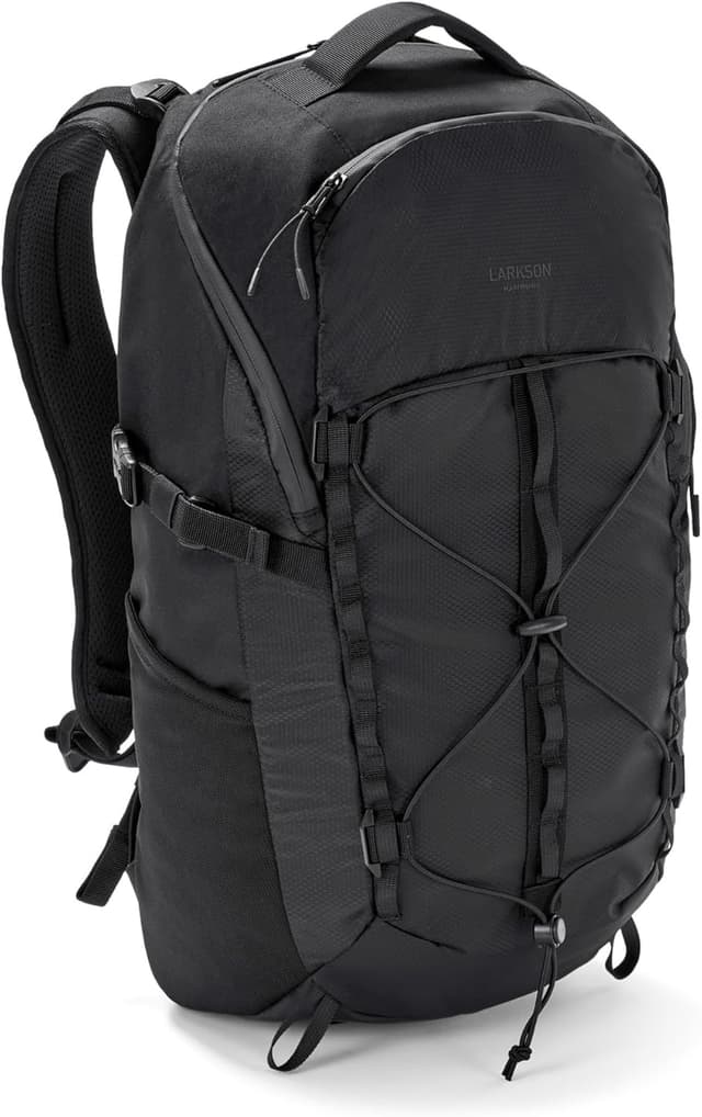 Detalle de LARKSON Klint Large Wanderrucksack (30–34 l) mit Hüftgurt & Mesh-Polsterung