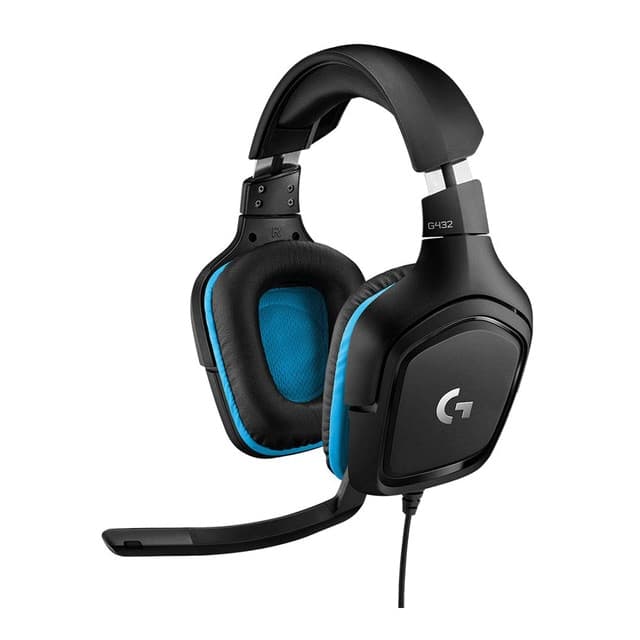 Detalle de Logitech G432 Auriculares gaming con micrófono y cable
