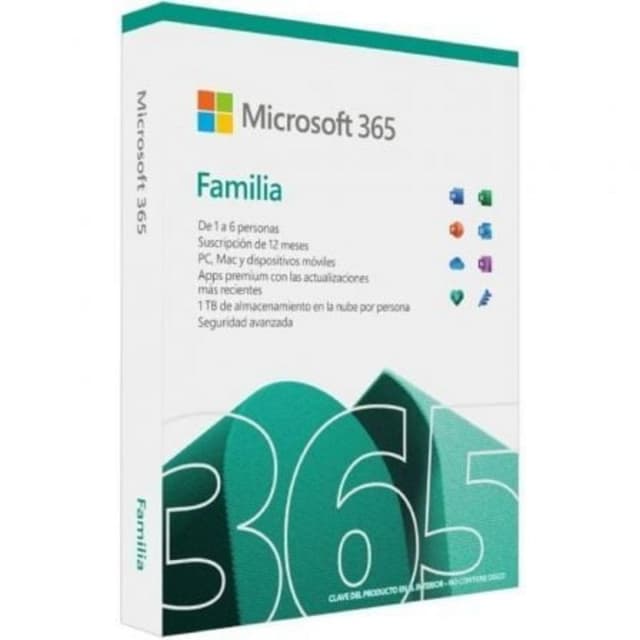 Detalle 2 de Microsoft 365 Familia (6 usuarios) con Copilot IA y 1 TB por persona para descarga
