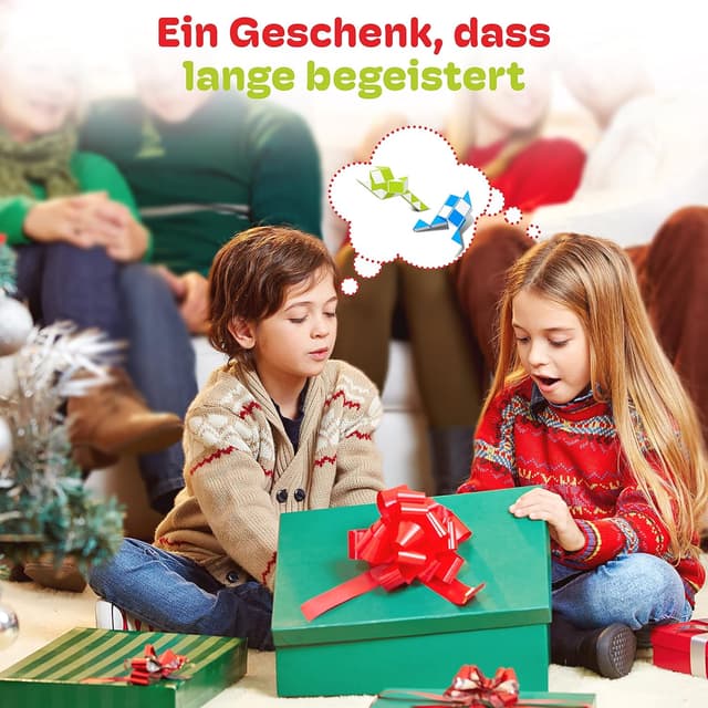 Thumbnail 6 de CUBIDI® Original Magic Snake – 24 Blöcke in Orange: Knobelspiel ohne Elektronik für Kinder & Erwachsene