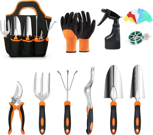 Detalle de ABRFC Garden Tool Set 11-piece aluminium kit