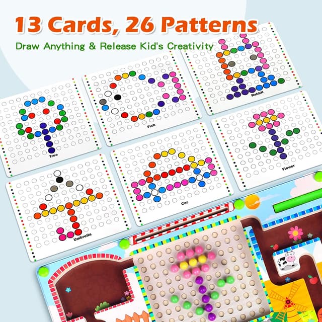 Detalle de Montessori Magnet-Labyrinth ab 3 Jahren