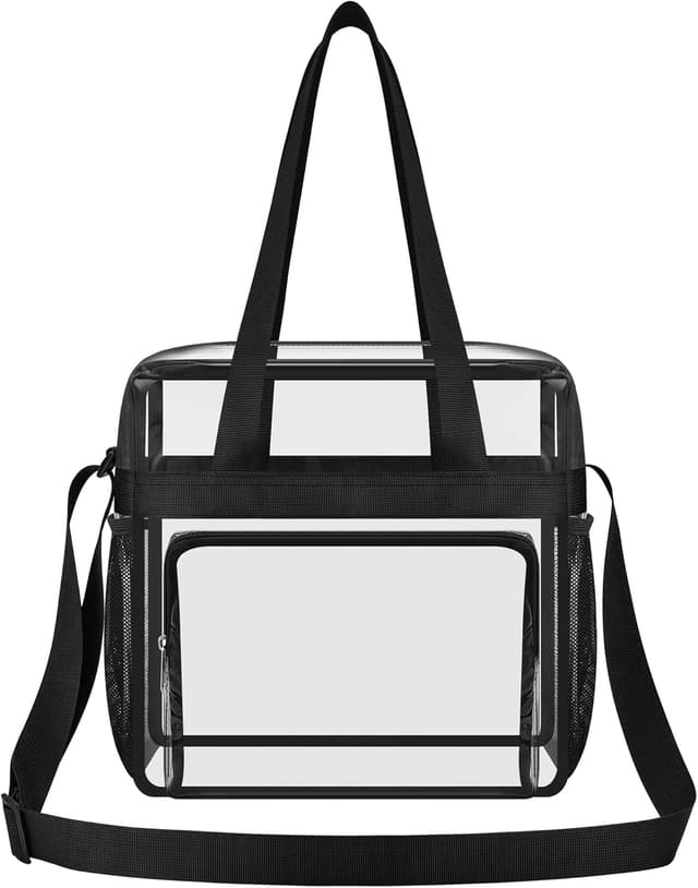 Thumbnail 6 de USPECLARE Clear Stadium Messenger Bag (12x6x12) for Events, Work, and Gym