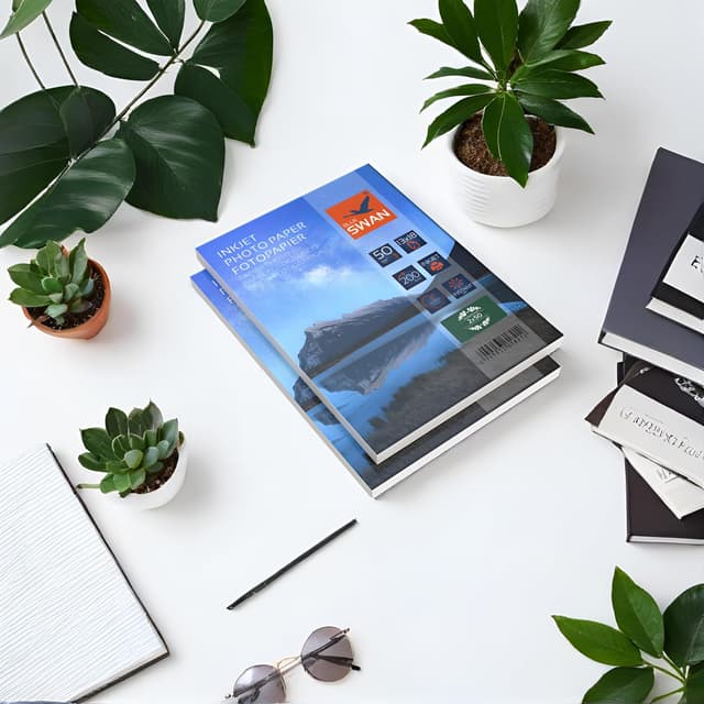 Detalle de BLUE SWAN carta fotografica lucida 13×18