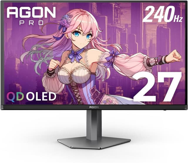 Detalle de AOC AGON PRO 27" QD-OLED Gaming Monitor (AG276QZD2) — QHD 240Hz HDR400