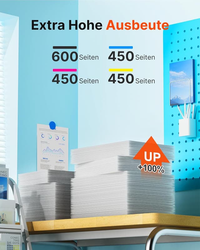 Thumbnail 2 de Glliter 302 XL Patronen Schwarz & Farbe