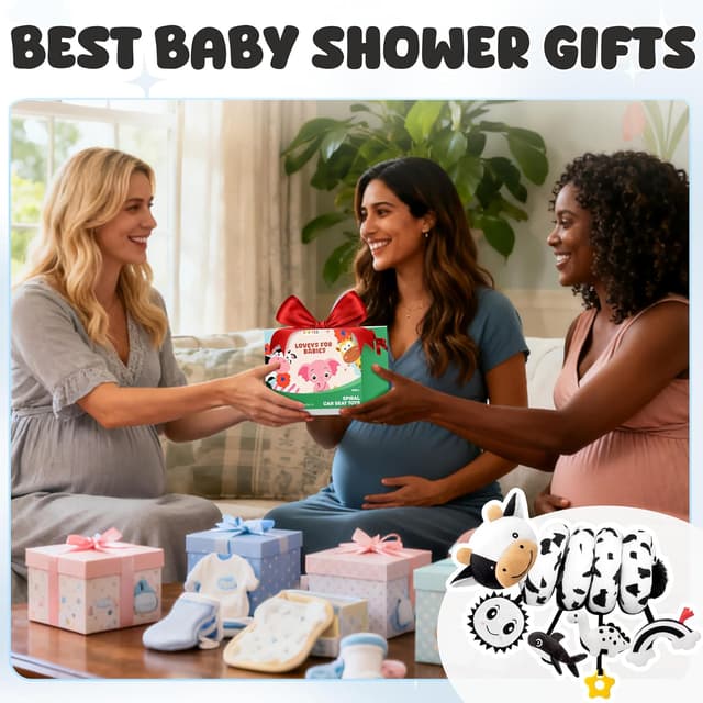 Thumbnail 5 de Spiral Car Seat Baby Toys High-Contrast 0-6 Months