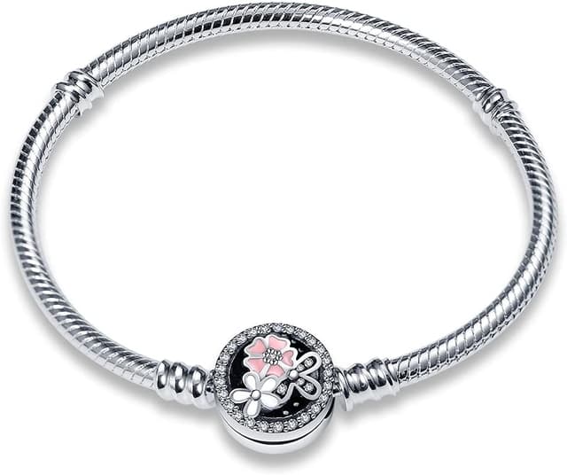 Detalle de Pandach Damen-Armband aus 925 Sterling Silber „Schlangen-Glieder“ CMB051 für Moments