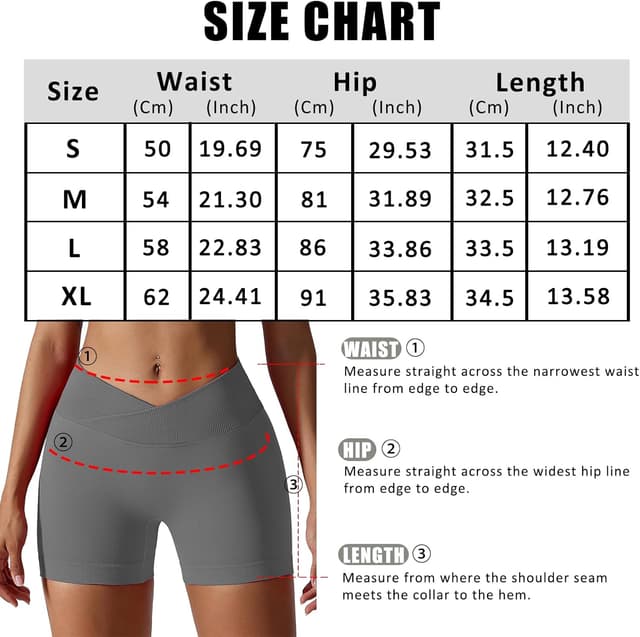 Detalle de Coswind short de sport gainant taille haute