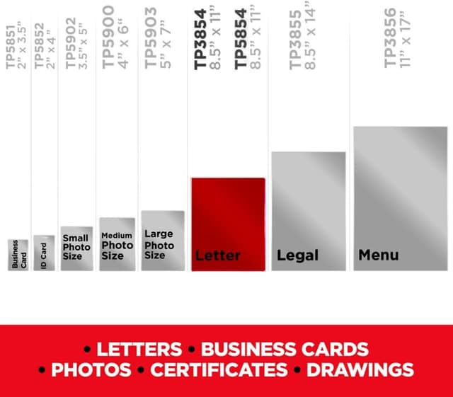 Detalle 2 de Scotch Thermal Laminating Pouches 100 Count