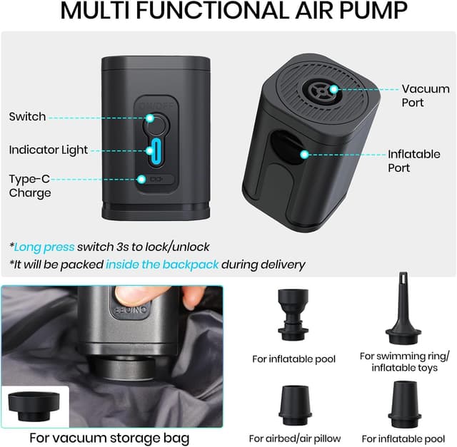 Thumbnail 6 de H.yeed Travel Backpack 60L Expandable