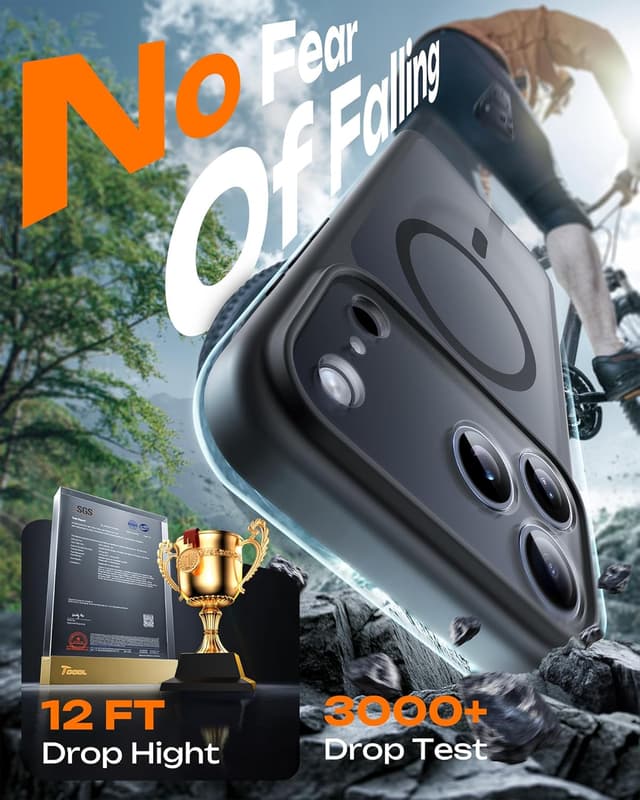 Thumbnail 5 de TOCOL iPhone 17 Pro Max matte case with MagSafe 6.9"