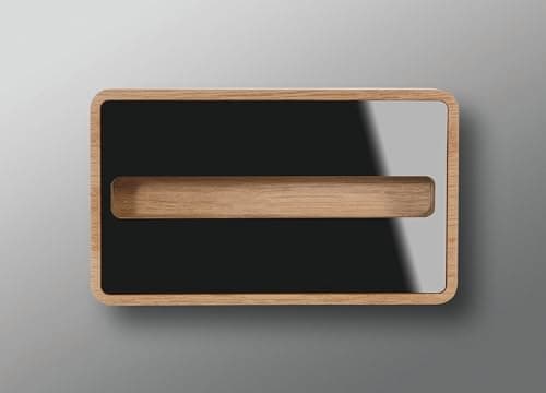 Detalle de Porte-cartes SIGEL VA200 en bois de chêne, 30 cartes ⚙