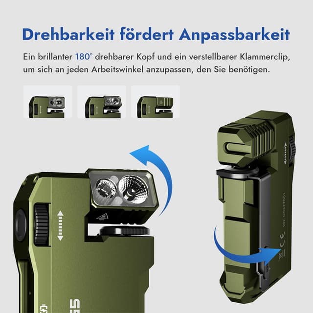 Thumbnail 5 de WUBEN G5 Mini Taschenlampe 400 Lumen 🔦