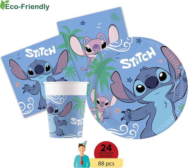 Thumbnail 1 de Ciao-Kit Disney Stitch & Angel 24 persone 🍽