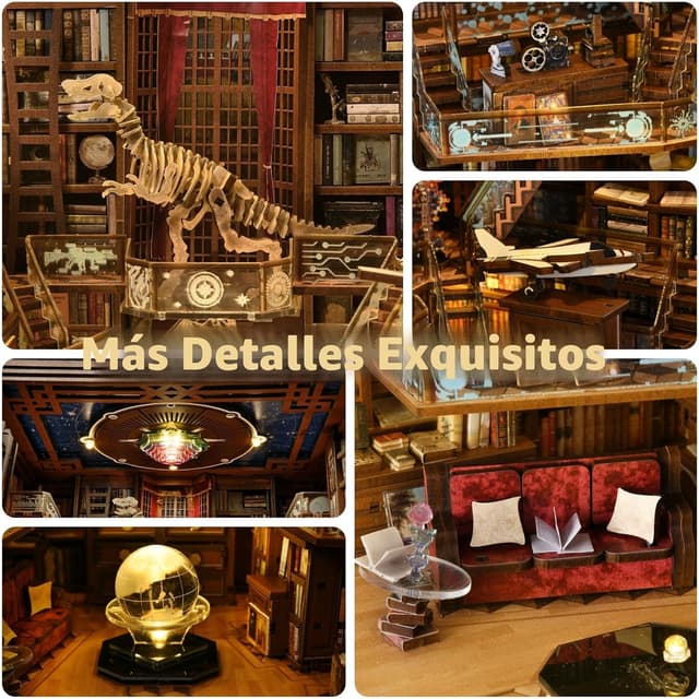 Thumbnail 4 de MiniCity Book Nook Kit DIY Miniatur Dollhouse