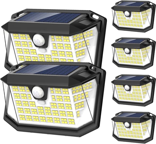 Detalle de LANSOW 188 LED Solar Security Lights