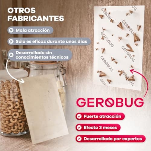 Thumbnail 7 de Gerobug Trampa para Polillas de Alimentos con feromonas (10 unidades) sin veneno