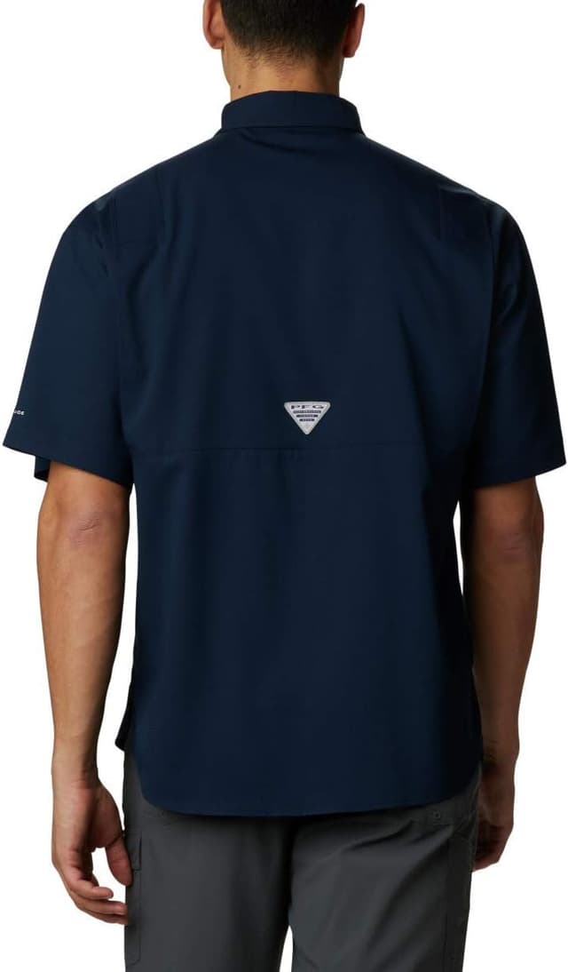 Detalle 2 de Columbia NCAA Mens Big & Tall Collegiate Tamiami Short Sleeve Shirt