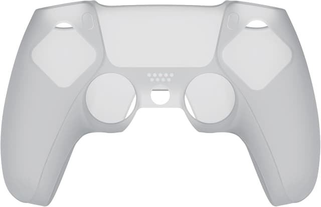 Detalle 2 de Playvital Pure Series Dockable anti-slip silicone cover skin for PS5 controller (clear white)