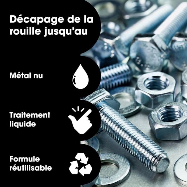 Thumbnail 1 de Furniture Clinic Dérusseur de rouille Dip Deruster 1 L