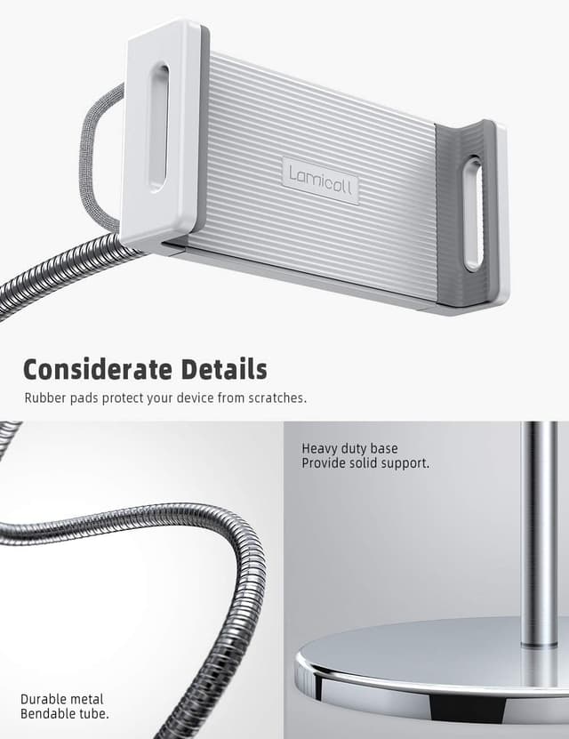 Detalle 2 de Lamicall Tablet Bodenständer mit 4,8 kg Basis