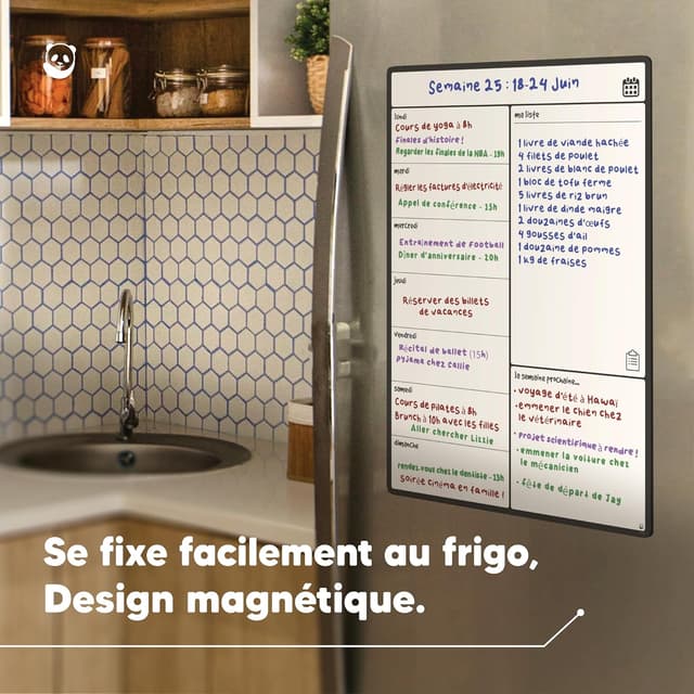 Thumbnail 2 de Smart Panda Calendrier Magnétique A3 📅