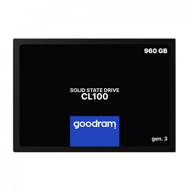 Detalle de GoodRam CL100 Gen.3 960 GB SSD 2,5" SATA III