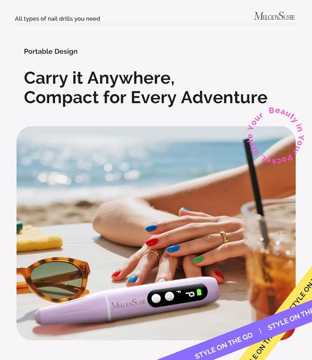 Detalle 2 de MelodySusie Nagelfräser PC90G 20.000 U/min