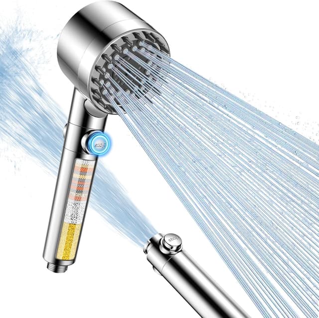 Thumbnail 6 de FEELSO Duschkopf Filter 110 mm und 1,5 m Schlauch