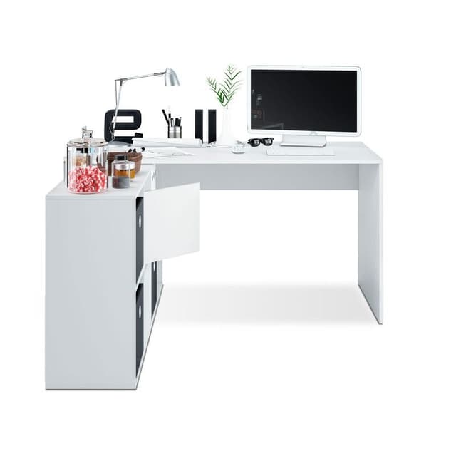 Detalle 2 de Habitdesign Adapta XL Mesa de escritorio blanco 140 cm