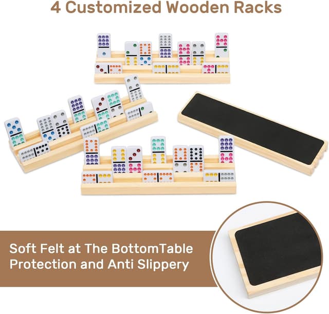 Detalle de Mexican Train Dominoes Set Double 12