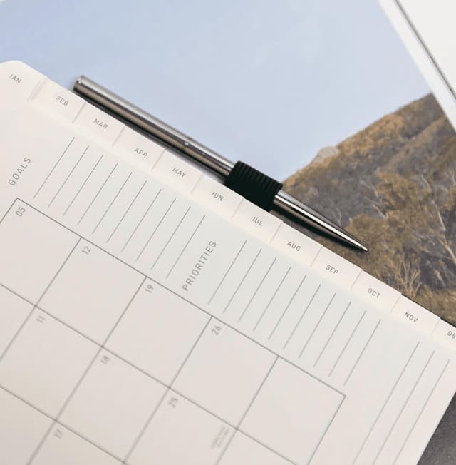 Detalle 2 de Scribble & Dot 2026 A5 week-to-view diary