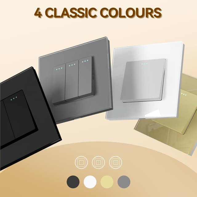 Thumbnail 2 de BSEED Interruptor 1 Gang USB C Blanco