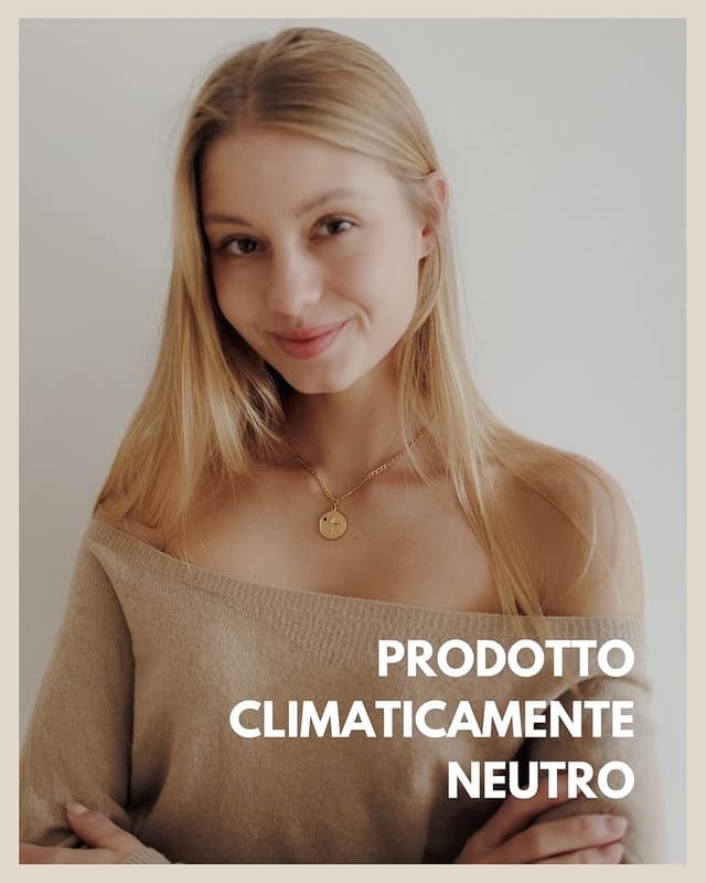 Detalle de GD GOOD.designs Collana zodiacale in oro con pietra di nascita: ciondolo da donna placcato