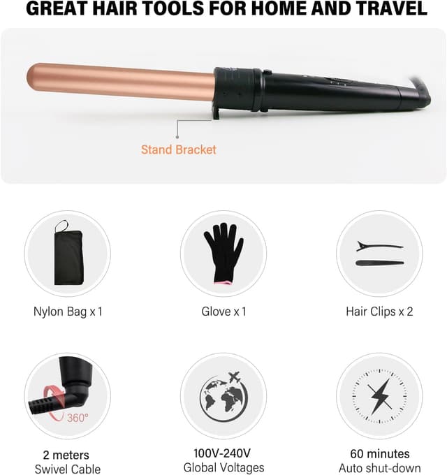 Detalle 2 de Lockenstab Set 5 in 1 32 mm janelove