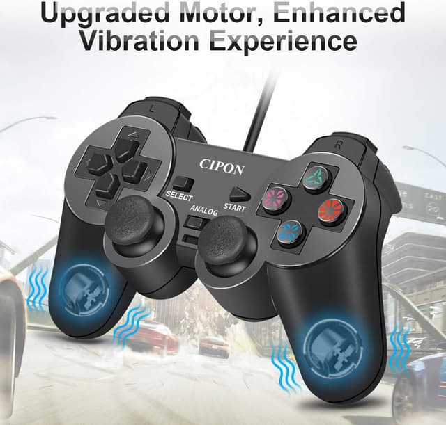 Detalle de PS-2 Wired Controller mit 1,8 m Kabel