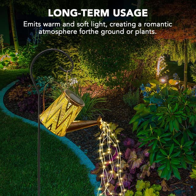 Detalle 2 de GLOBAL GOLDEN Solar watering can lights