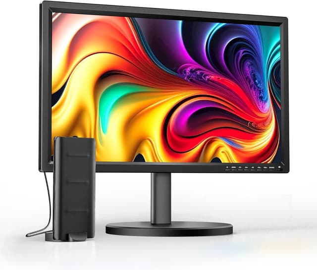 Thumbnail 6 de Desobry 19-inch 1080p Portable TV with built-in rechargeable battery, DVB-T2 and HDMI/USB inputs