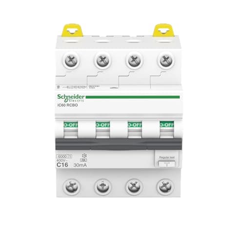 Thumbnail 1 de iC60 4P RCBO 16A 30mA A ⚡