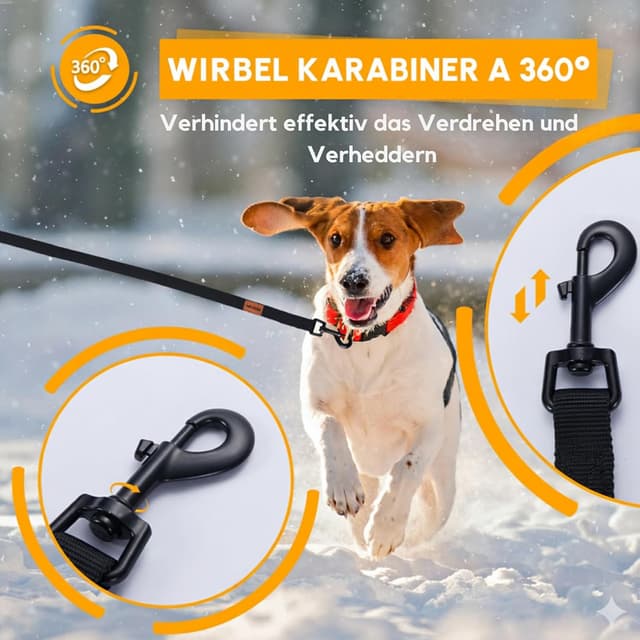 Detalle de Loutep Schleppleine fürs Training: Langleine für kleine bis große Hunde, wasserfest