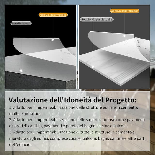 Thumbnail 2 de Sigillante Impermeabile Liquido 1 kg — Sigillante per tetti e muri