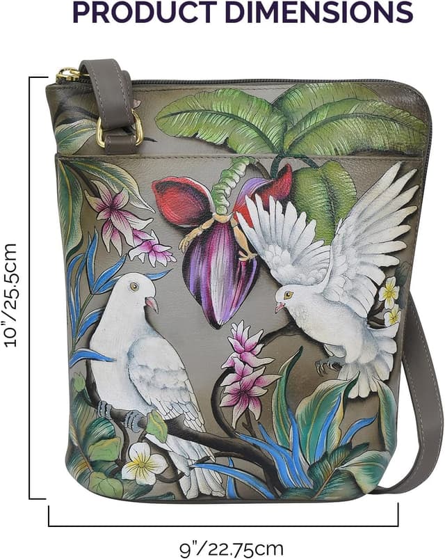 Detalle de Anuschka leather travel organiser with zip