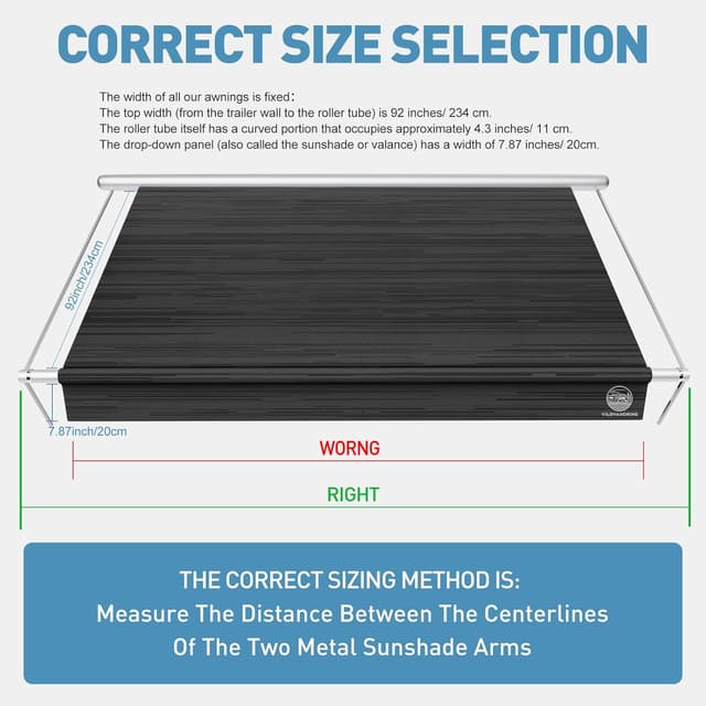 Thumbnail 5 de VildVandring RV Awning Fabric Replacement 16ft ⛺