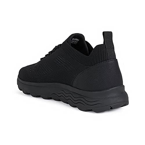 Detalle 2 de Geox U Spherica A para hombre (negro) – Zapatillas cómodas para el día a día, talla 43 EU
