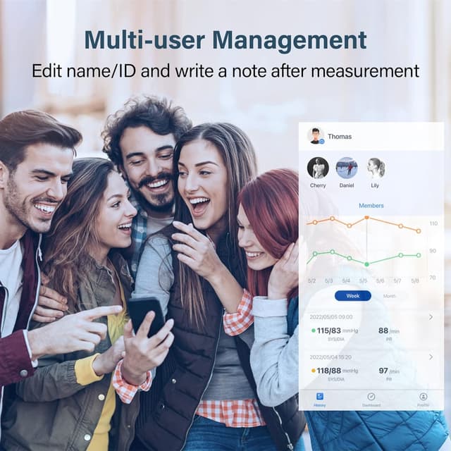 Thumbnail 6 de CheckMe Armfit Plus Blutdruckmessgerät mit EKG und Bluetooth