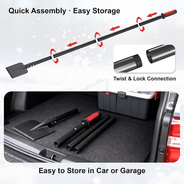 Thumbnail 4 de Adjustable 30–60" Heavy-Duty Ice Scraper