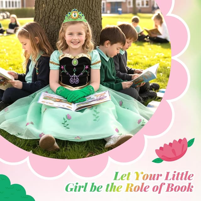 Thumbnail 6 de MELAND Princess Dress for Girls Age 3 ðŸŽ