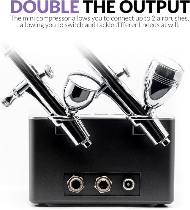 Detalle 2 de Gaahleri Ambition GTS-06 Airbrush Kit 27 PSI