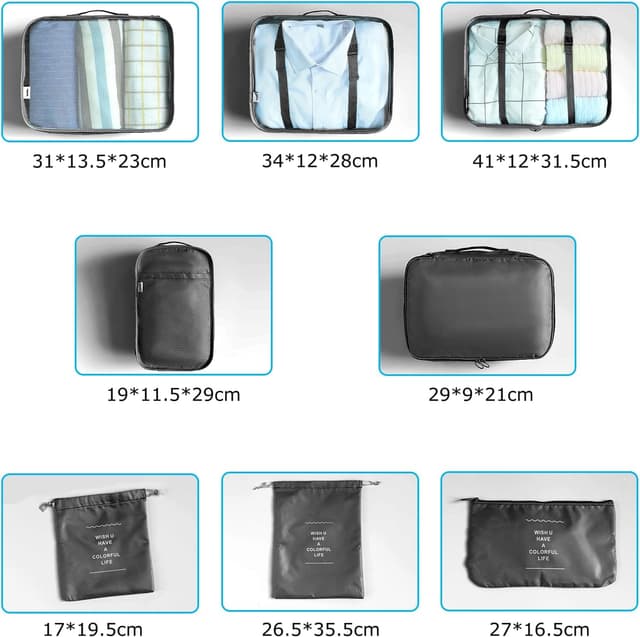 Detalle 2 de BillyBath Organizador de equipaje 8 en 1